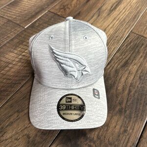 NFL Arizona Cardinals NWT hat Silver M/L
